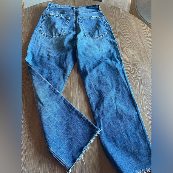 Abercrombie Ankle Straight Ultra High Rise Jeans - Picture 2 of 4